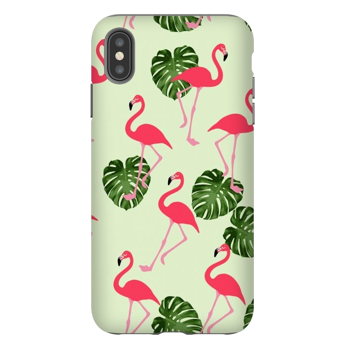 iPhone Xs Max StrongFit Flamingos  by Winston