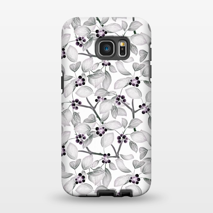 Galaxy S7 EDGE StrongFit Pale flowers  by Winston