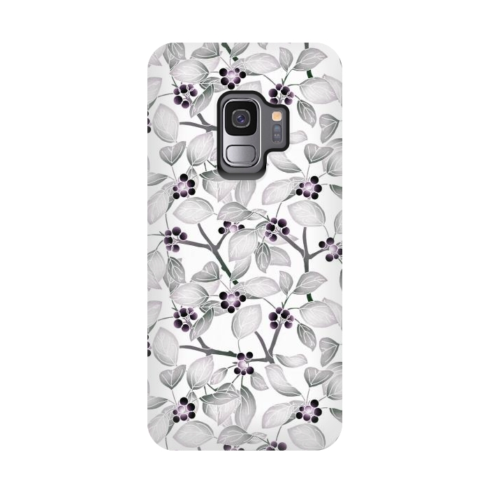 Galaxy S9 StrongFit Pale flowers  by Winston