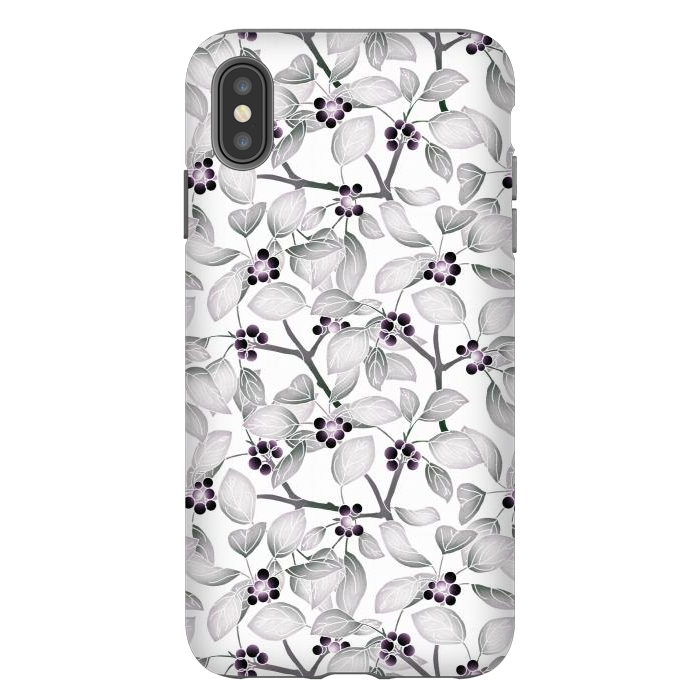 iPhone Xs Max StrongFit Pale flowers  by Winston