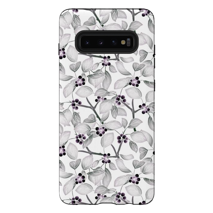 Galaxy S10 plus StrongFit Pale flowers  by Winston