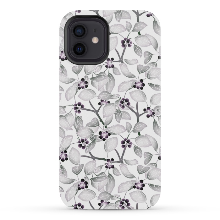 iPhone 12 mini StrongFit Pale flowers  by Winston