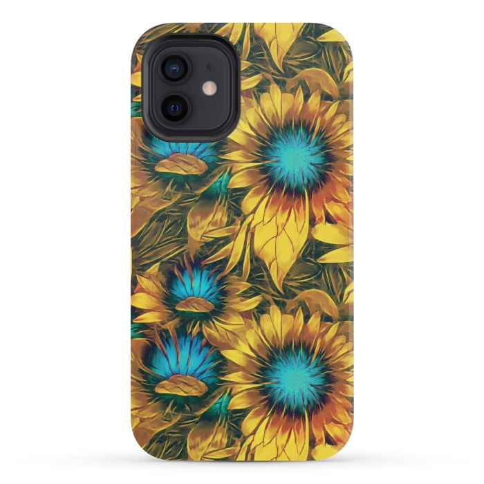 iPhone 12 mini StrongFit Sunflowers  by Winston