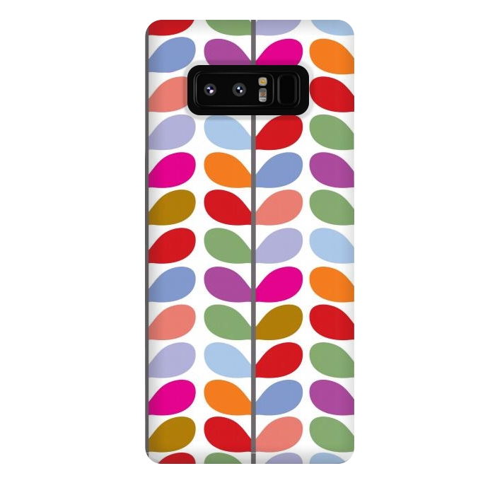 Galaxy Note 8 StrongFit Colorful leaves  by Winston