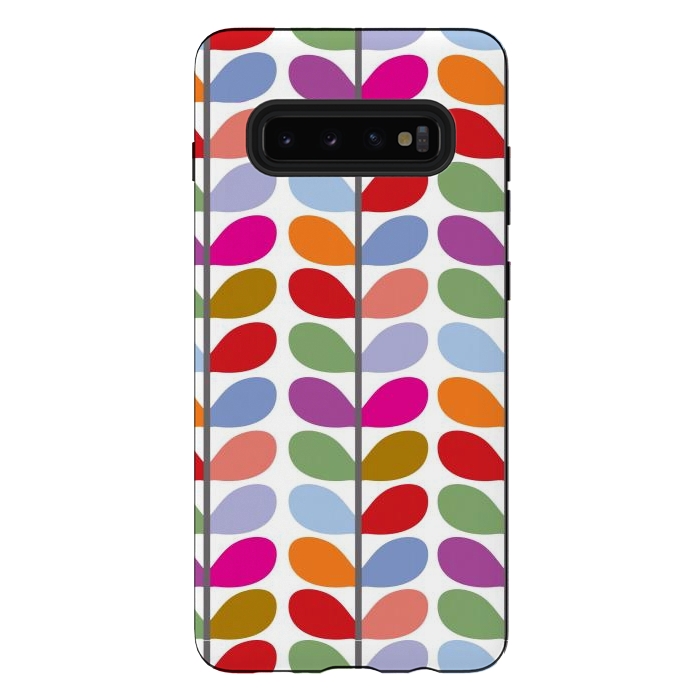 Galaxy S10 plus StrongFit Colorful leaves  by Winston
