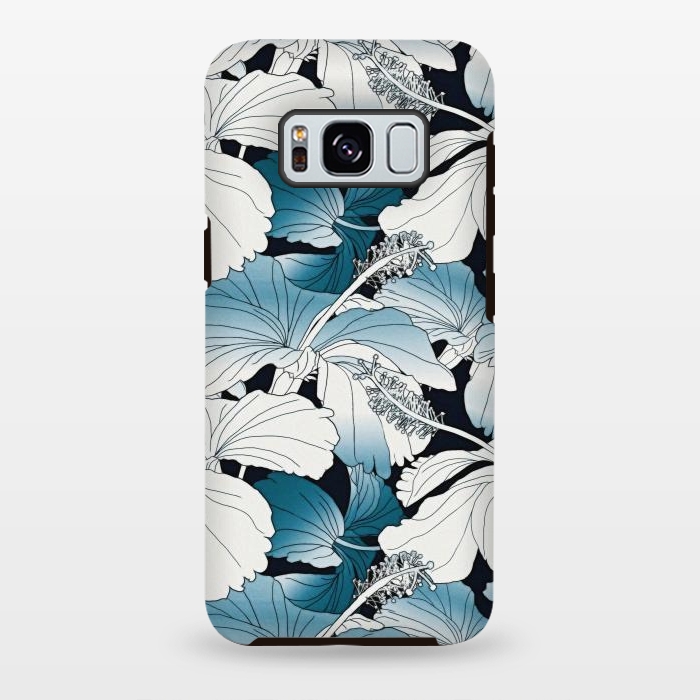 Galaxy S8 plus StrongFit White hibiscus  by Winston