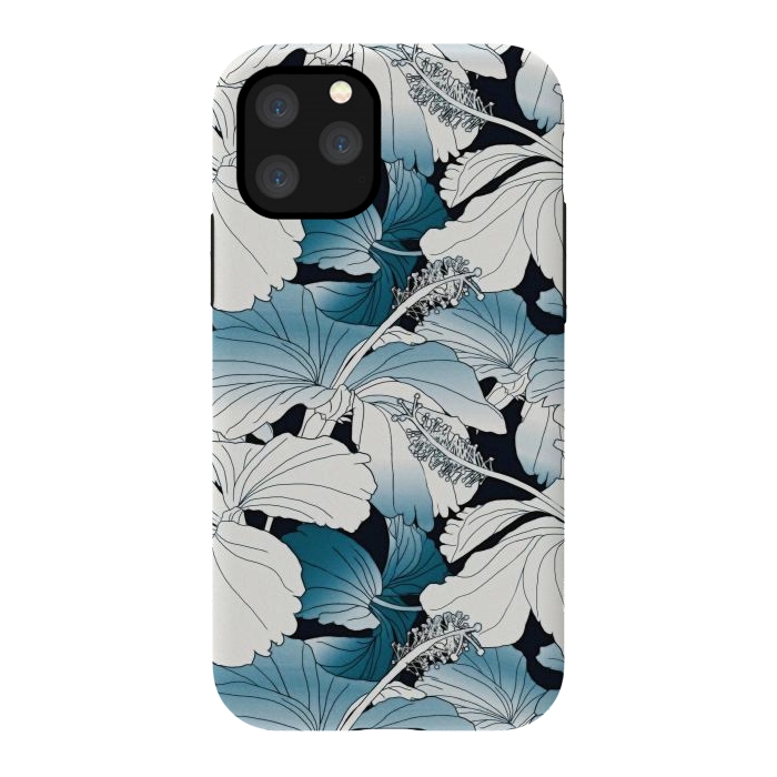 iPhone 11 Pro StrongFit White hibiscus  by Winston