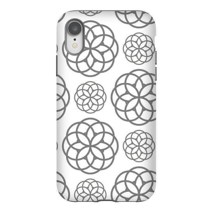 iPhone Xr StrongFit Geometric circles  by Winston