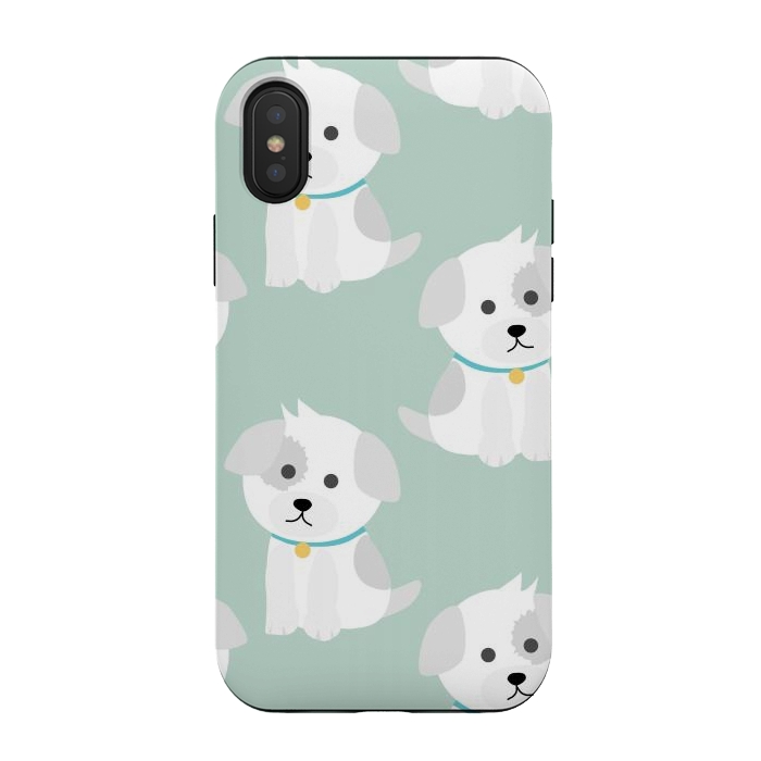 iPhone Xs / X StrongFit Cute puppies  by Winston