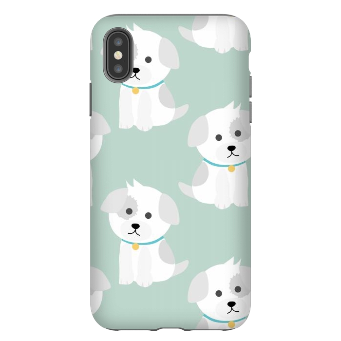 iPhone Xs Max StrongFit Cute puppies  by Winston
