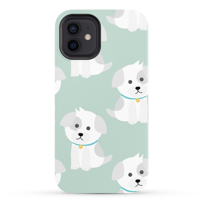 iPhone 12 StrongFit Cute puppies  by Winston