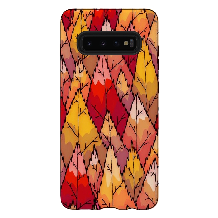 Galaxy S10 plus StrongFit The autumnal woodland  by Steve Wade (Swade)