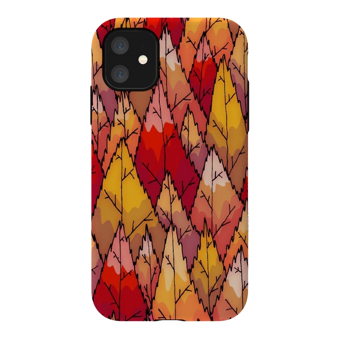 iPhone 11 StrongFit The autumnal woodland  by Steve Wade (Swade)