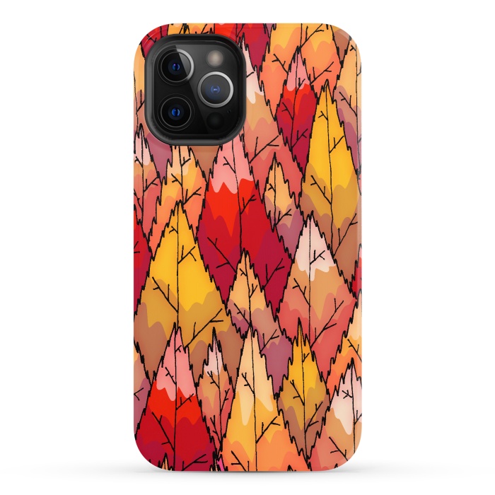 iPhone 12 Pro StrongFit The autumnal woodland  by Steve Wade (Swade)