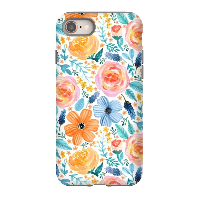 iPhone 8 StrongFit Bold Blooms by Tangerine-Tane