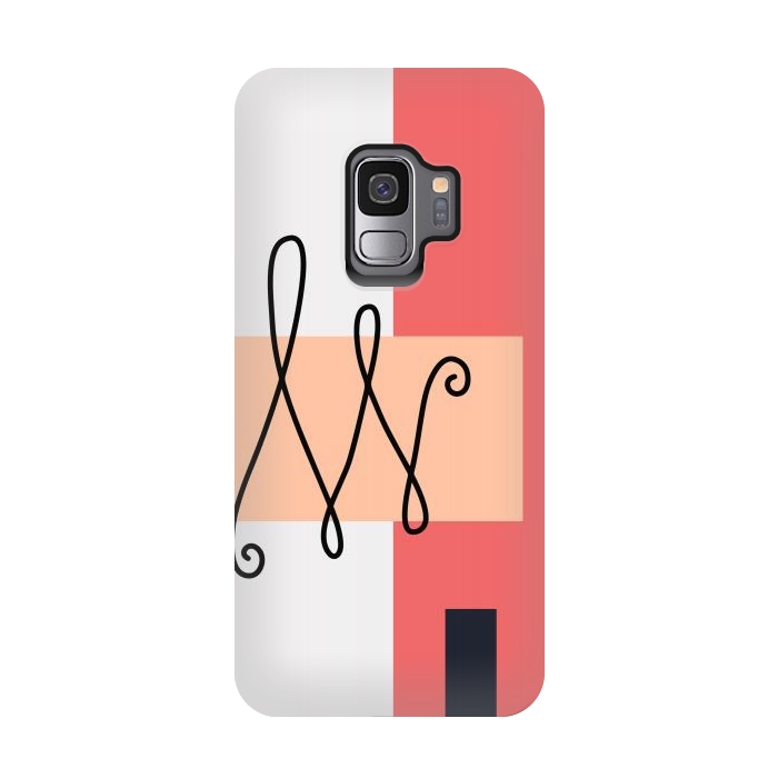 Galaxy S9 StrongFit Geometrical Minimal Art 10 by Creativeaxle