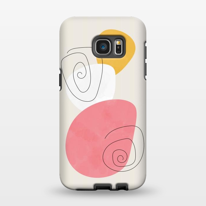 Galaxy S7 EDGE StrongFit Chilling Minimal Art by Creativeaxle
