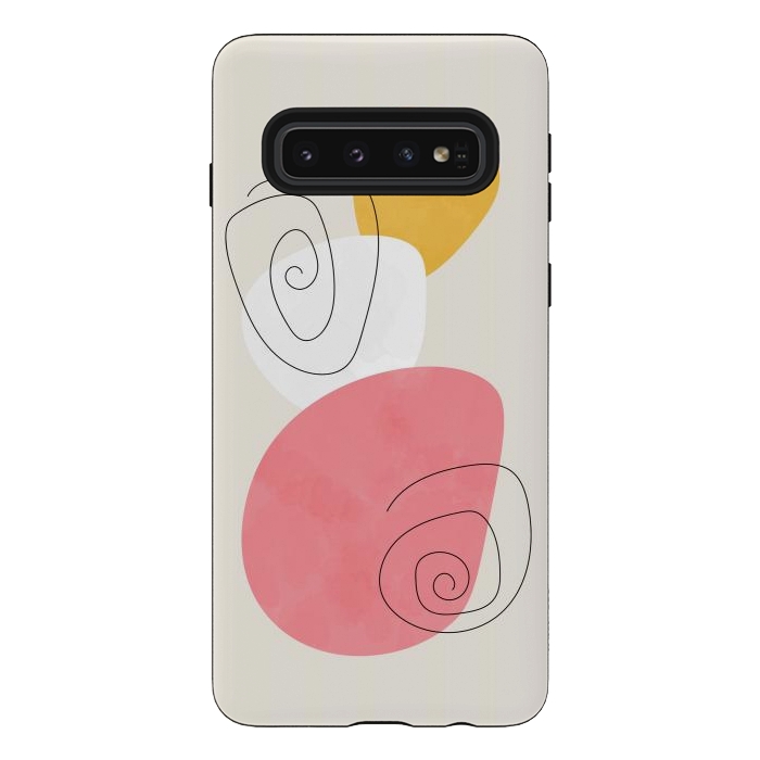 Galaxy S10 StrongFit Chilling Minimal Art by Creativeaxle