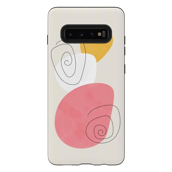 Galaxy S10 plus StrongFit Chilling Minimal Art by Creativeaxle