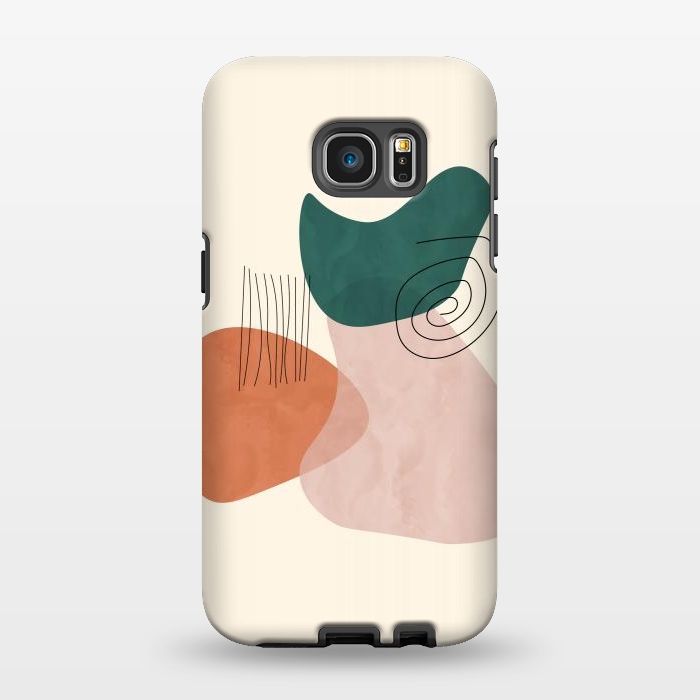 Galaxy S7 EDGE StrongFit Frontline Minimal Art by Creativeaxle