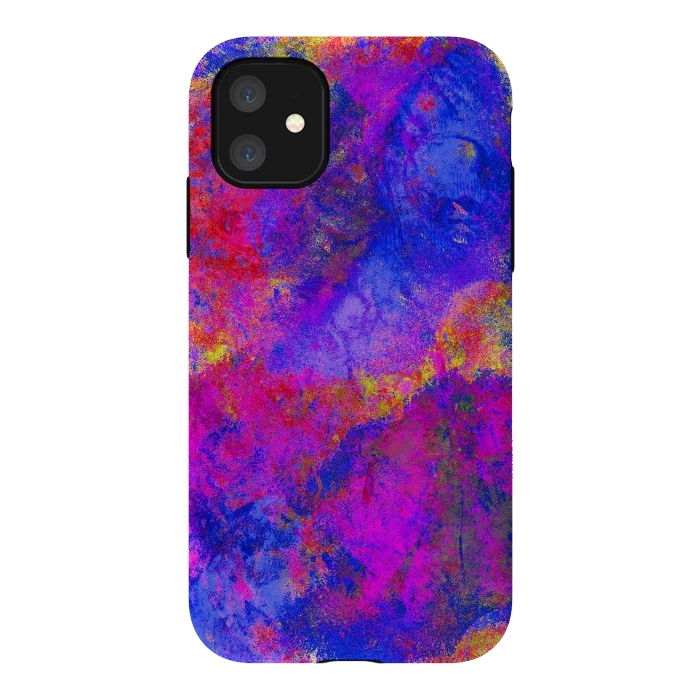 iPhone 11 StrongFit The deep blues and purple of the cosmos by Steve Wade (Swade)
