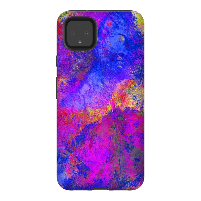 Pixel 4XL StrongFit The deep blues and purple of the cosmos by Steve Wade (Swade)
