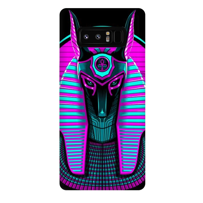 Galaxy Note 8 StrongFit Retro egyptian pharaoh by Alberto