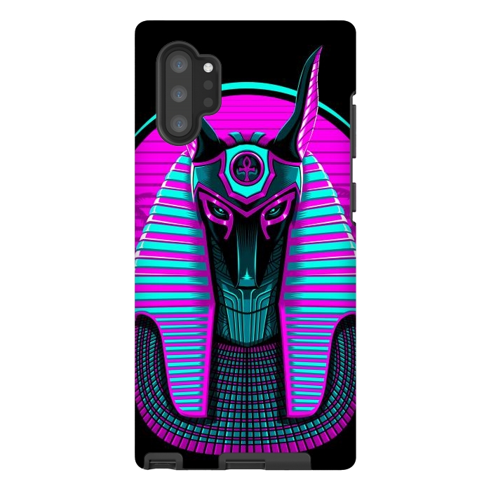 Galaxy Note 10 plus StrongFit Retro egyptian pharaoh by Alberto