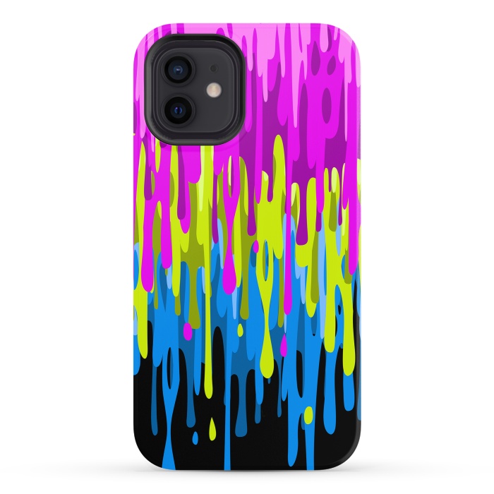 iPhone 12 StrongFit Colorful liquid by Alberto