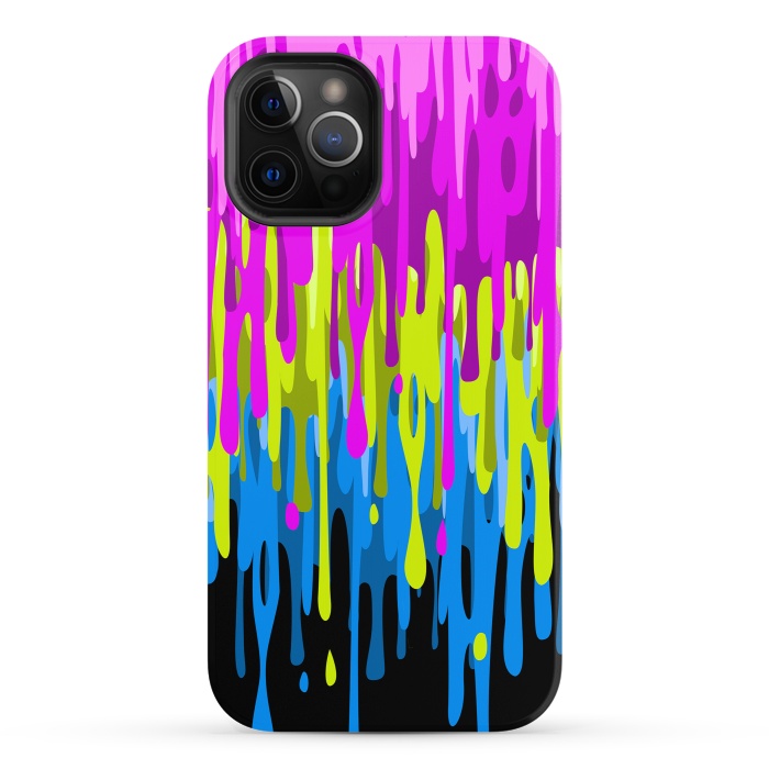 iPhone 12 Pro StrongFit Colorful liquid by Alberto