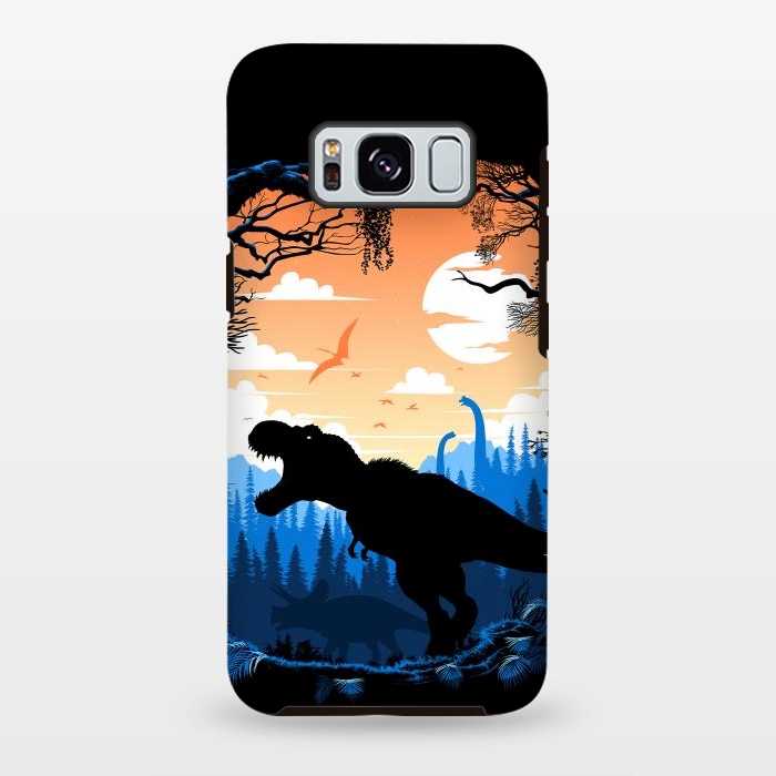 Galaxy S8 plus StrongFit Prehistoric sunset Rex by Alberto