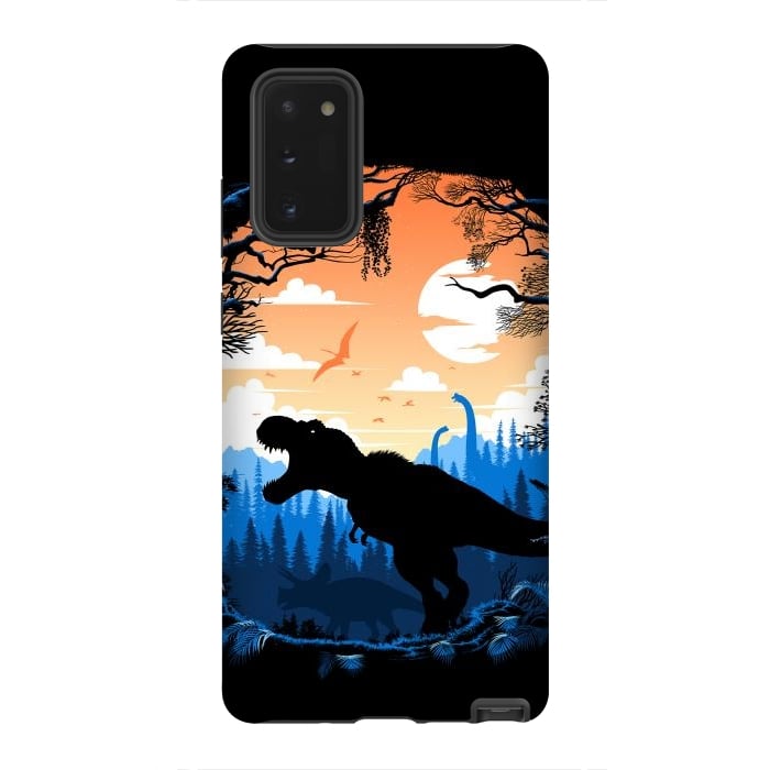 Galaxy Note 20 StrongFit Prehistoric sunset Rex by Alberto