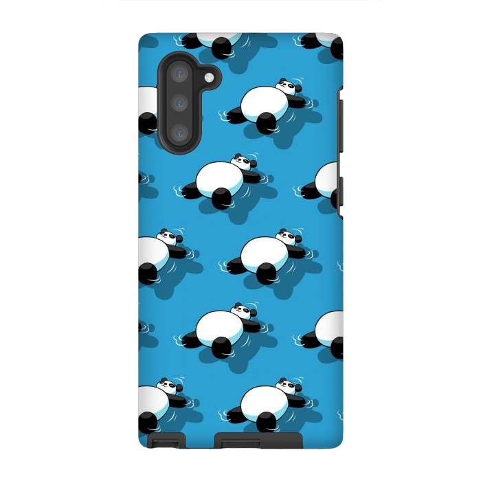 Galaxy Note 10 StrongFit Panda sleeping in the sea by Alberto