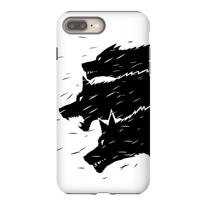 iPhone 8 plus StrongFit Three Wolves by Alberto