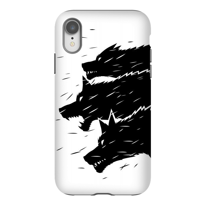 iPhone Xr StrongFit Three Wolves by Alberto