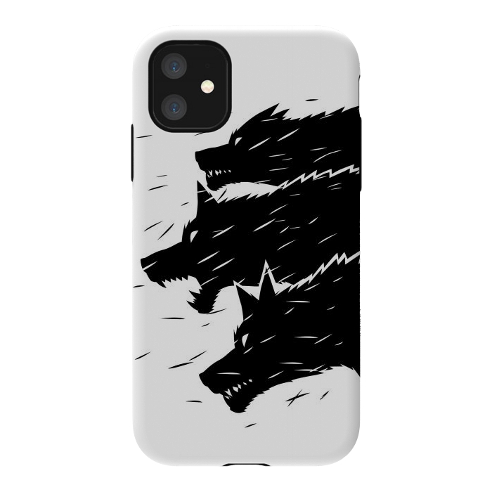 iPhone 11 StrongFit Three Wolves by Alberto