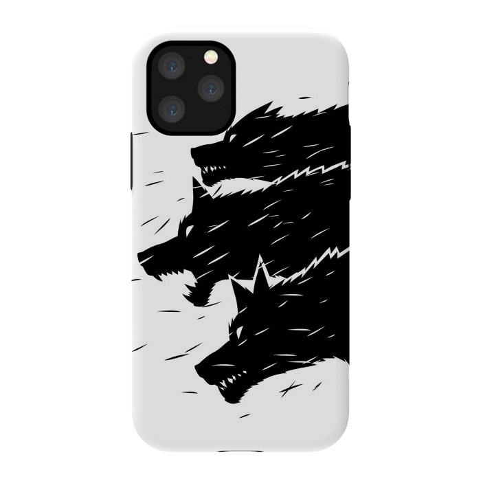 iPhone 11 Pro StrongFit Three Wolves by Alberto
