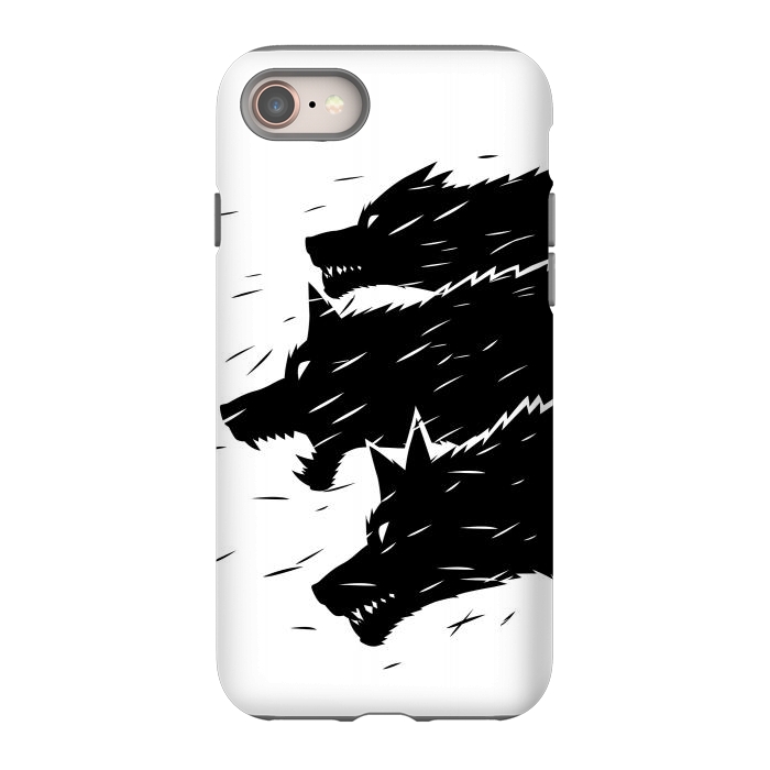 iPhone SE StrongFit Three Wolves by Alberto