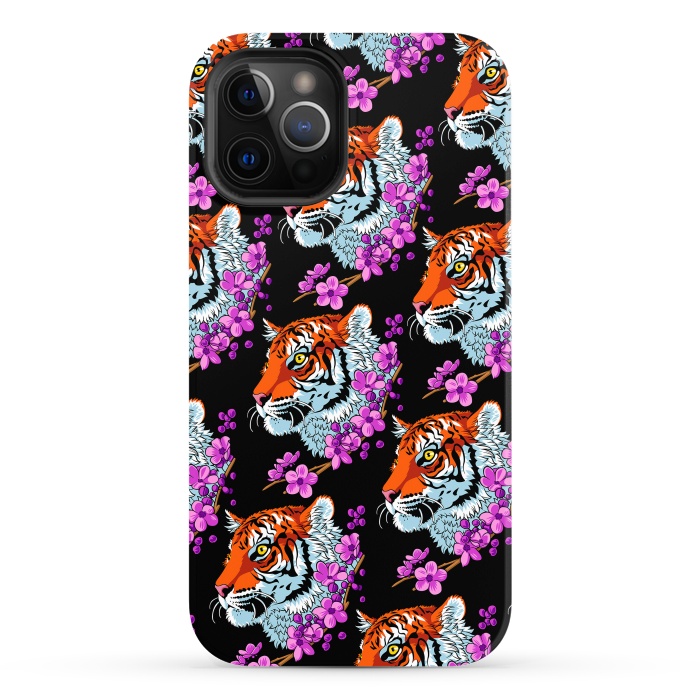 iPhone 12 Pro Max StrongFit Tiger Cherry Tree by Alberto