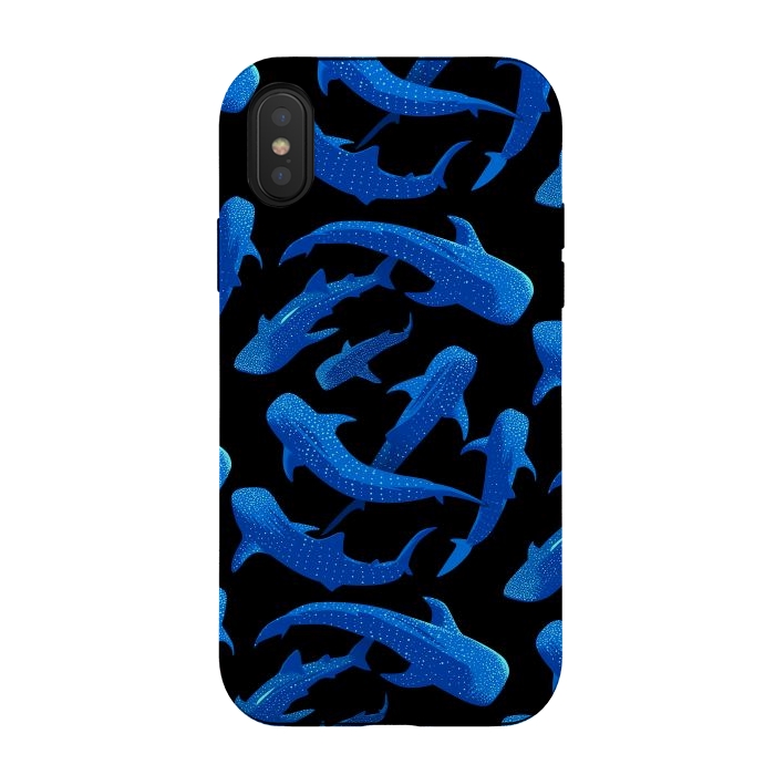 iPhone Xs / X StrongFit Shark Whales by Alberto