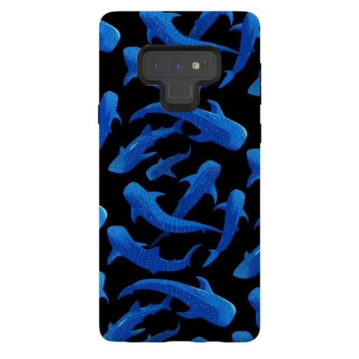 Galaxy Note 9 StrongFit Shark Whales by Alberto