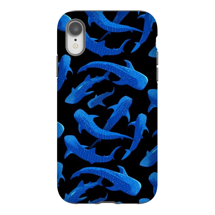 iPhone Xr StrongFit Shark Whales by Alberto