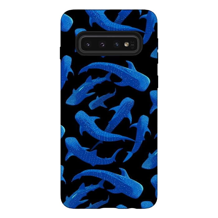 Galaxy S10 StrongFit Shark Whales by Alberto