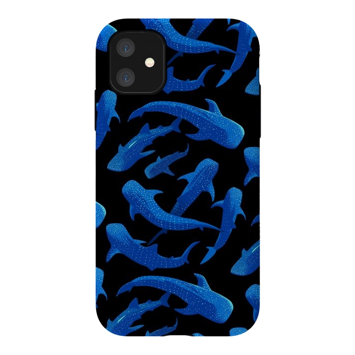 iPhone 11 StrongFit Shark Whales by Alberto