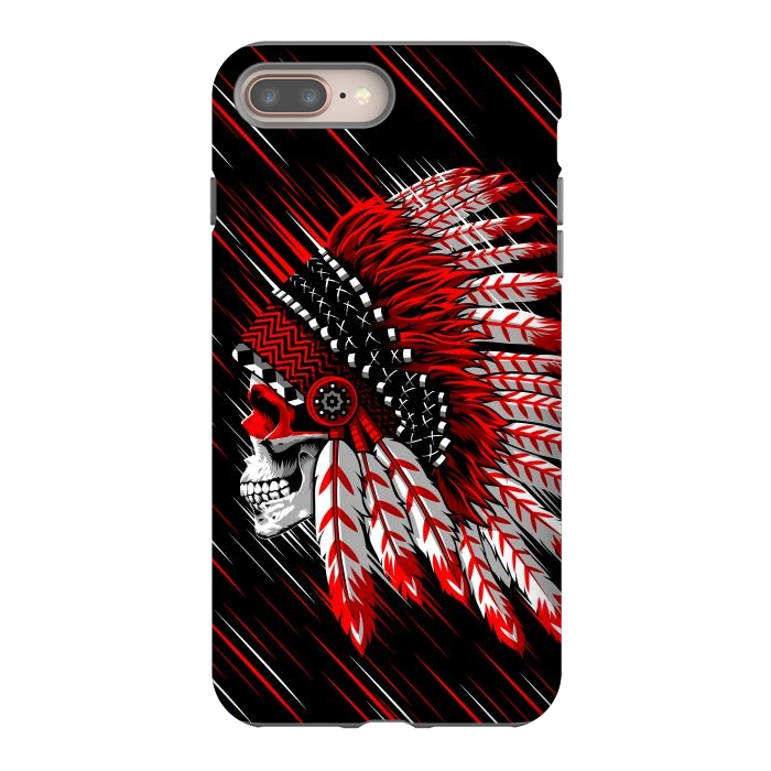 iPhone 7 plus StrongFit Indian Skull by Alberto