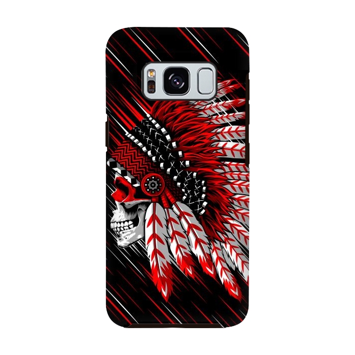 Galaxy S8 StrongFit Indian Skull by Alberto