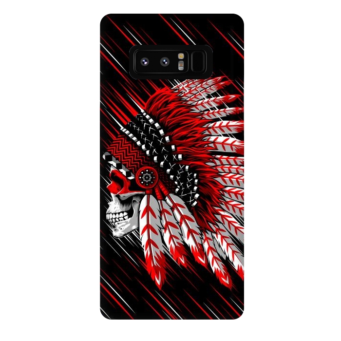 Galaxy Note 8 StrongFit Indian Skull by Alberto