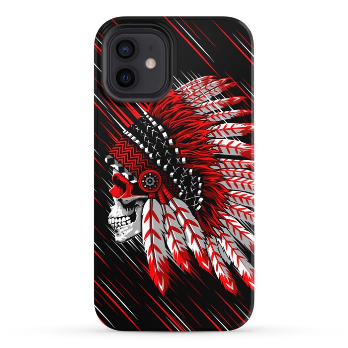 iPhone 12 StrongFit Indian Skull by Alberto