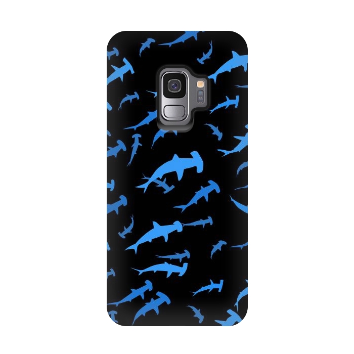 Galaxy S9 StrongFit hammerhead sharks by Alberto