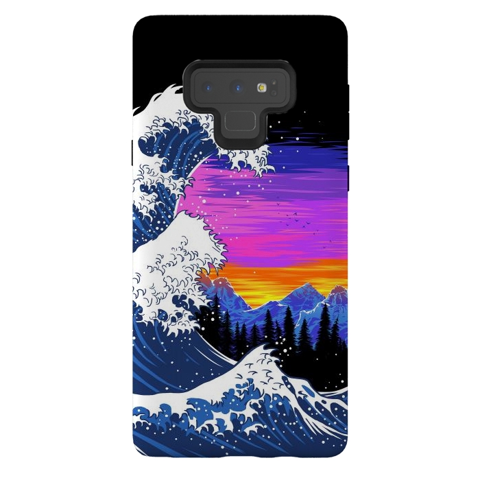 Galaxy Note 9 StrongFit The wave at dawn by Alberto